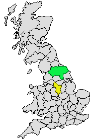 Where North Yorkshire is in the UK