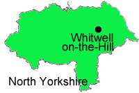 Approx where Whitwell is in North Yorkshire