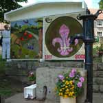 The well dressing on the Green 2002 "click to enlarge"